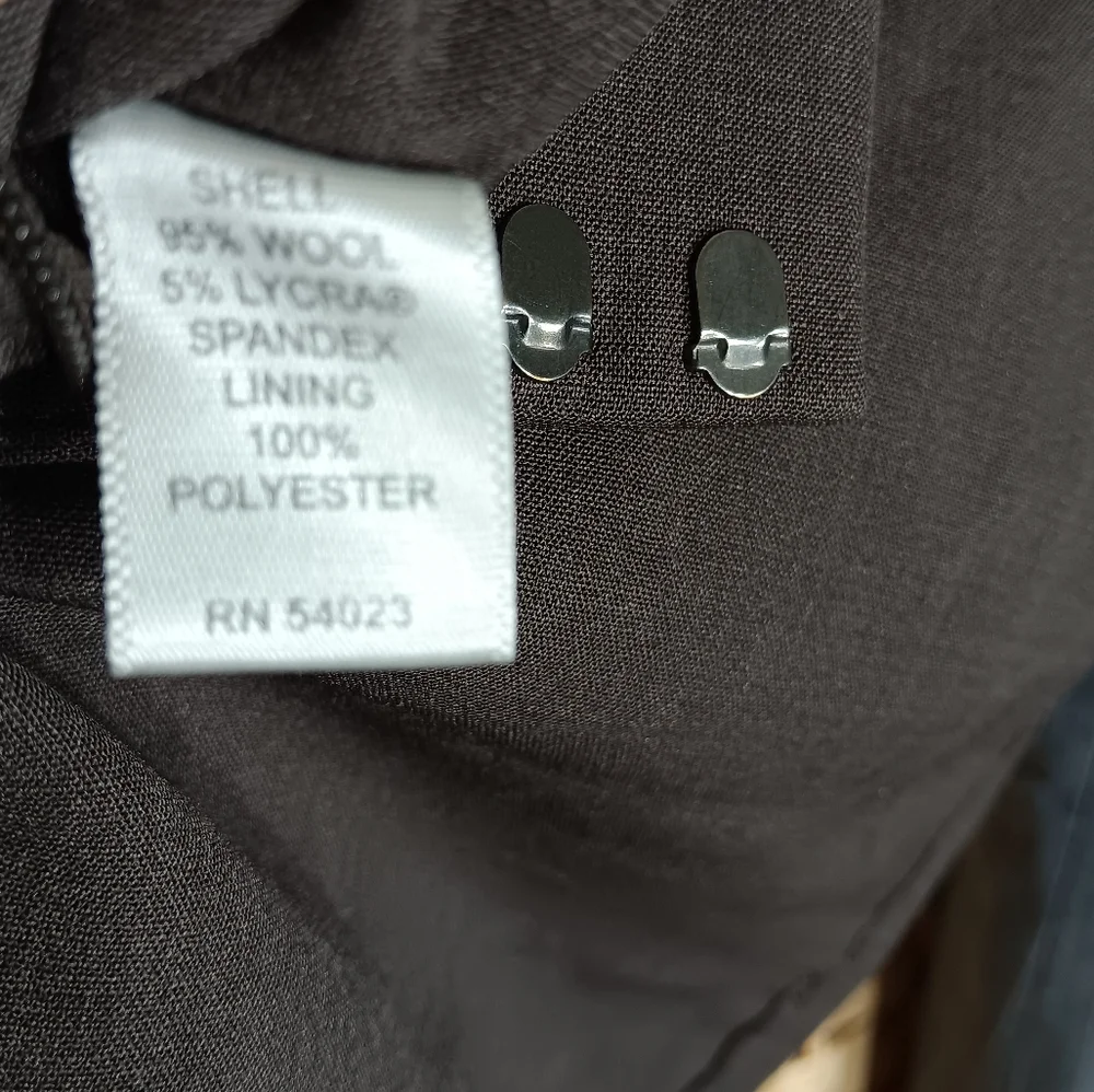 Banana Republic Harrison Fit Wool Blend Trousers 0 Xs - Picture 7 of 7